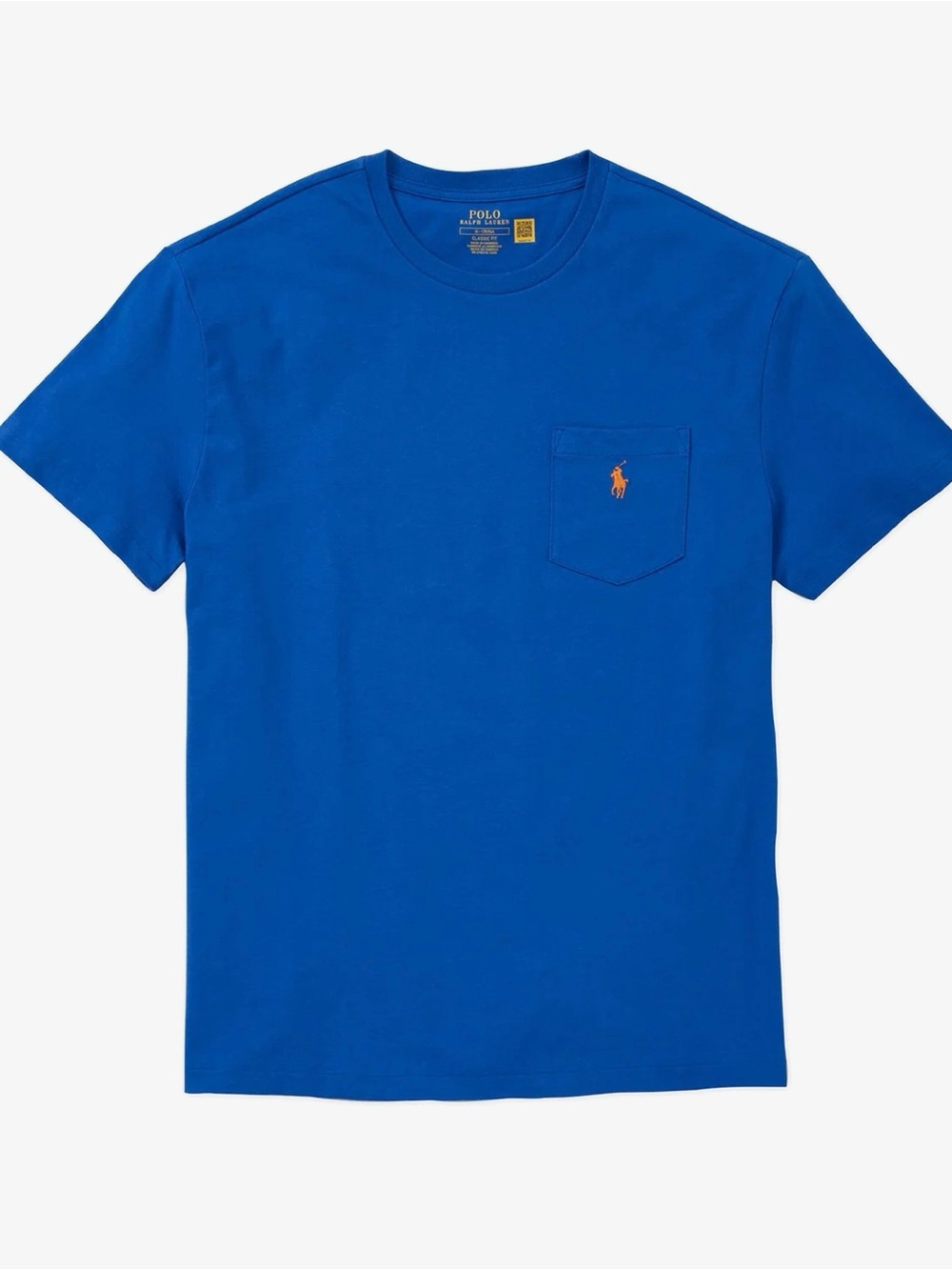 Polo Ralph Lauren Men’s Crewneck Blue Saturn Pocket T-Shirt Size 5XB